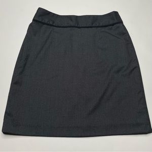 Banana Republic Charcoal Gray Petite Mini Skirt - Size 2
